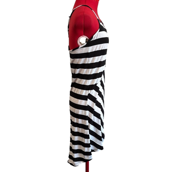 Volcom Black and White Striped Mini Dress - Picture 2 of 6